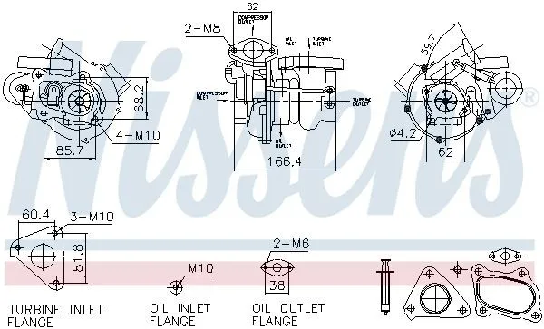 Turboaggregat NISSENS 93732