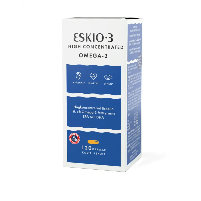 Eskio-3 ESKIO-3 High Concentrated Omega-3 120 kapslar