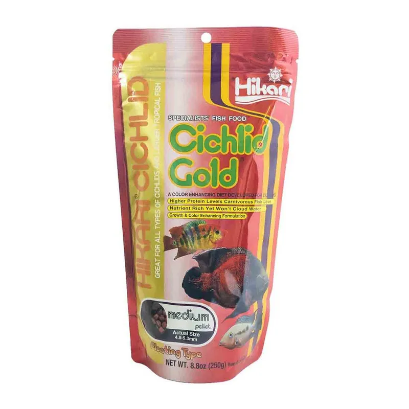Ciklid Gold Färg Medium 250g
