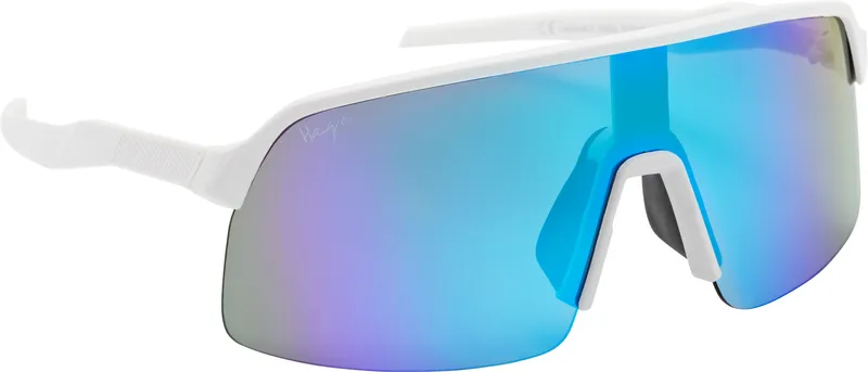 Haga Solglasögon Nagoya White - Blue Mirror lens 1 styck