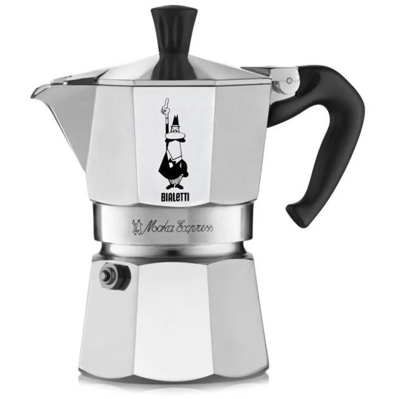 Bialetti Bialetti Moka mokabryggare 3 koppar Silver