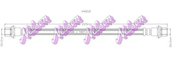 Bromsslang KAWE H4818
