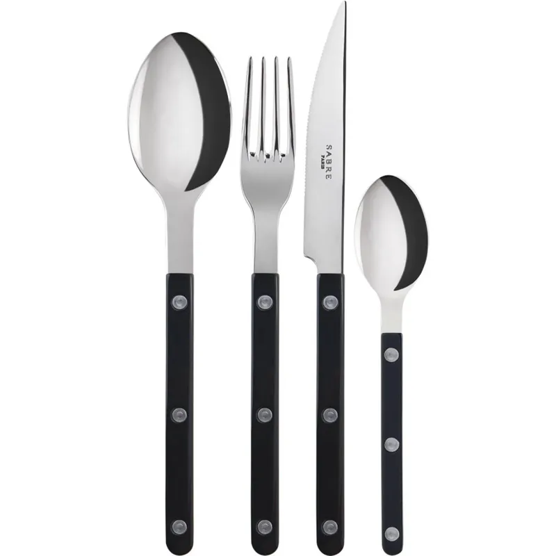 Sabre paris Solid bestickset 4 delar, black