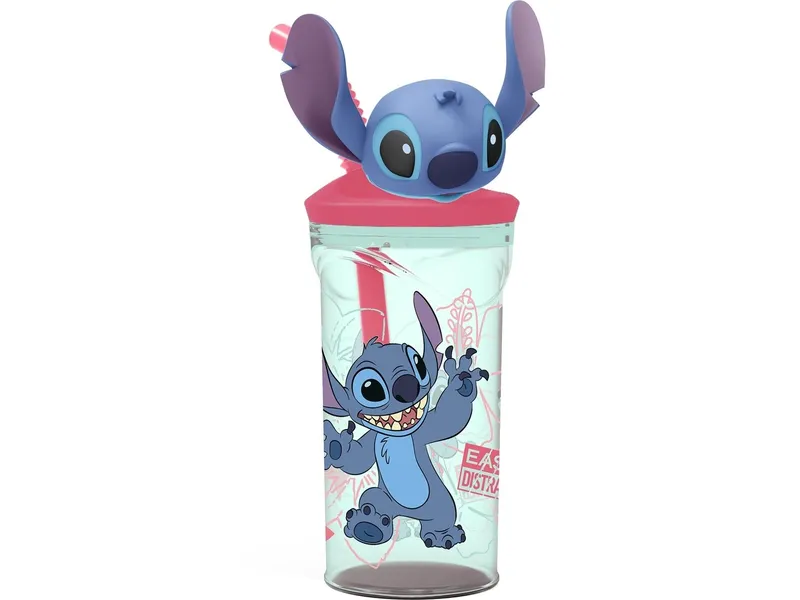 Disney Stitch 3D Vattenflaska 360ml, Sweet