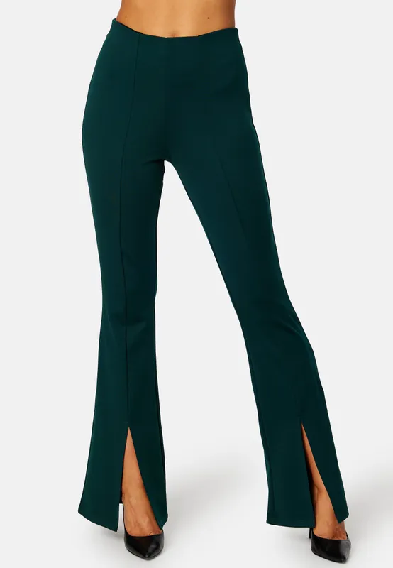 Nikki slit trousers (#1601)