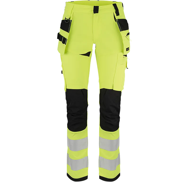 Texstar WP53120991140 Arbetsbyxa Hi-Vis gul/svart Hi-Vis gul/svart