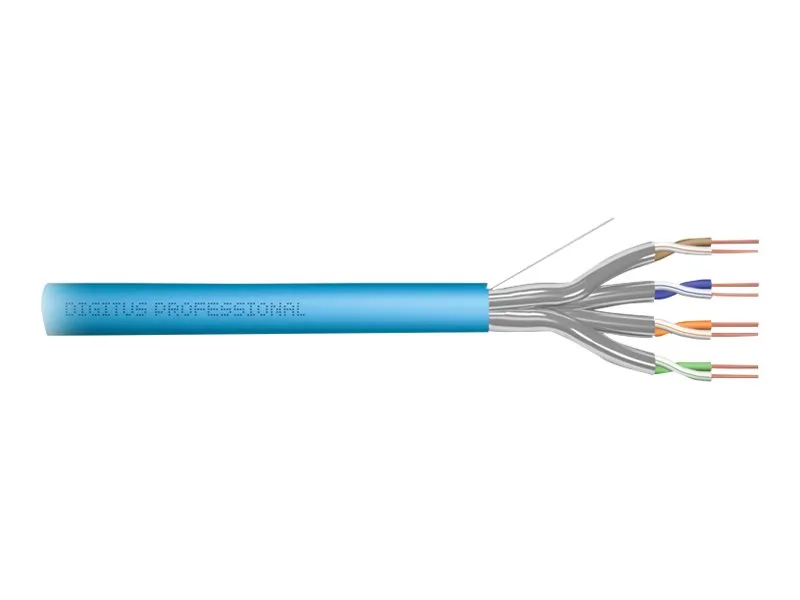 DIGITUS Professional installation cable - 50 m - light blue RAL 5012 - Blå - 50m
