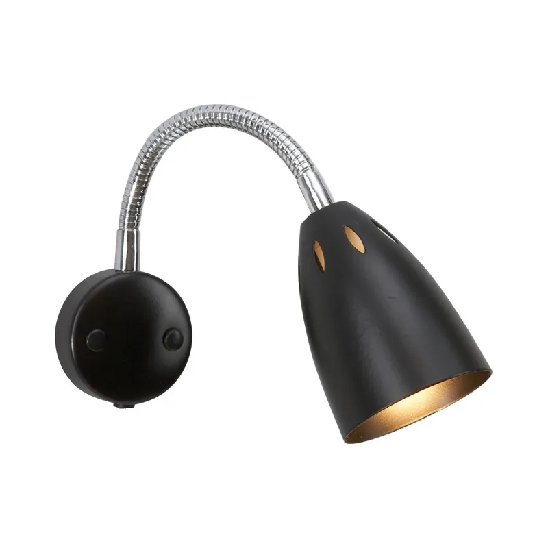 Belid, Smilla vägglampa mattsvart E14
