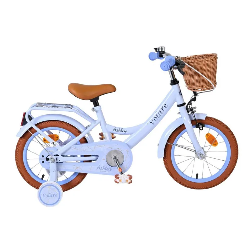 Ashley cykel 14 tommerBlå Børnecykel 514371