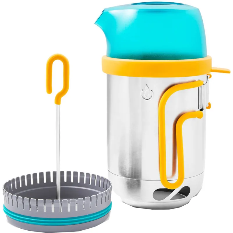 BioLite Campstove Kettlepot & Coffee Kit Steel