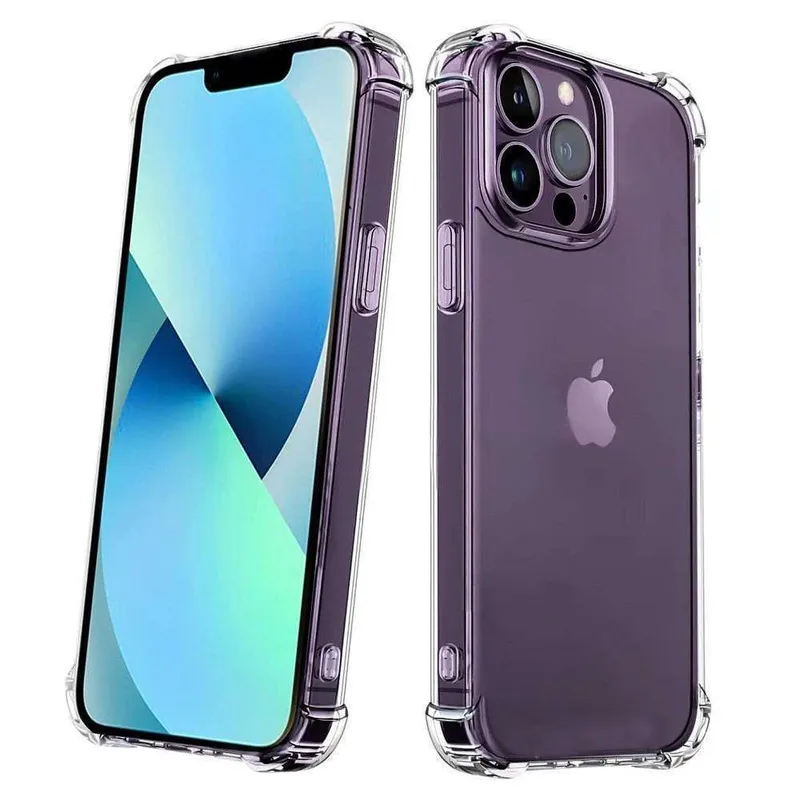 iPhone 14 Pro – Silikon Shockproof Skal extra stöt tåligt (#2657)