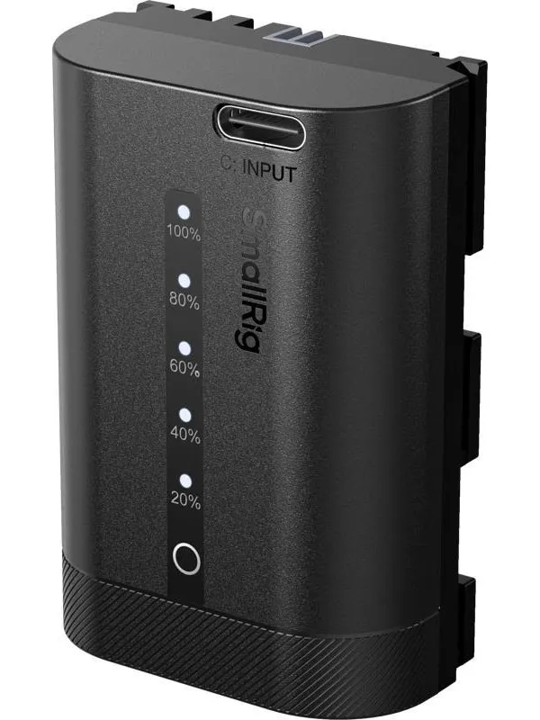 SmallRig 5298 USB-C Camera Battery with Power Display for Canon LP-E6P
