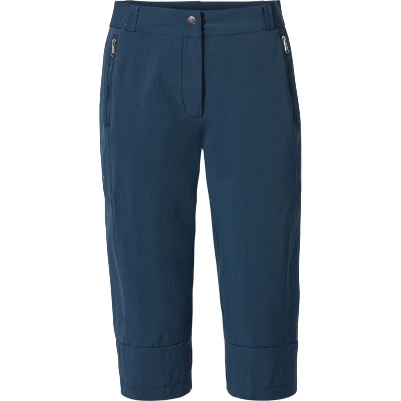 Vaude Women’s Farley Stretch Capri III, vandringsbyxor, dam, svart (#6832)