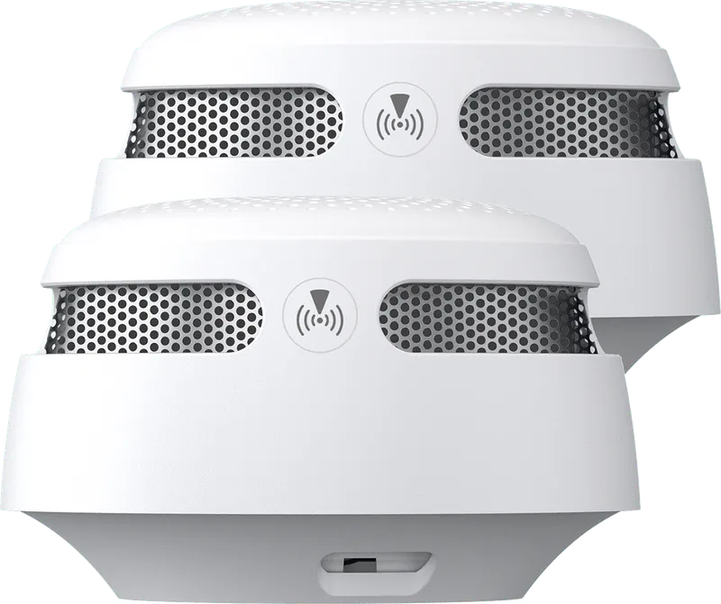 X-Sense Brandvarnare XS01-W 2 pack Vit - Optisk, Sammankopplingsbar Brandvarnare, 2-Pack