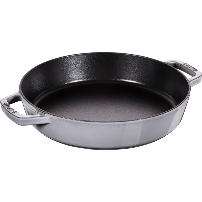 Staub Stekpanna i gjutjärn med 2 handtag 26 cm, grafitgrå