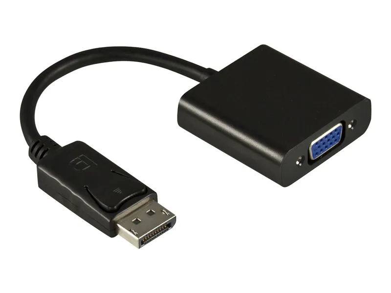 Deltaco Adapter 0.2m Displayport Vga Svart