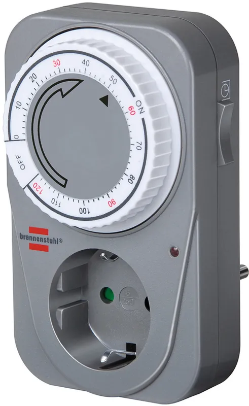 Brennenstuhl MC 120, Grå, Analog, Rotations-, IP20, 230 V, 50 hz