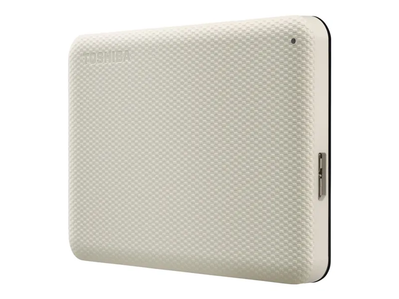 Toshiba Canvio Advance - Extern Hårddisk - 2TB - Vit