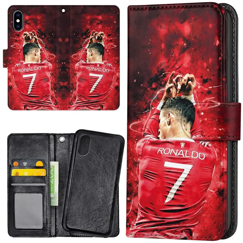 iPhone XR – Plånboksfodral/Skal Ronaldo