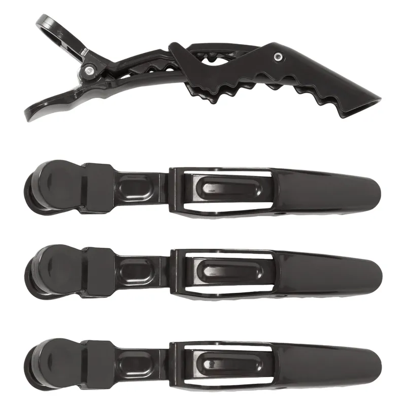 Soft Spell Crocodile Hair Clips - 4 Pack