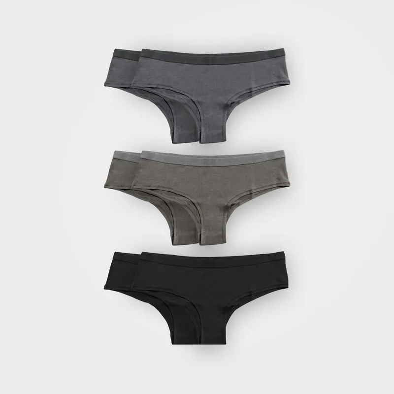 Women’s Hipster Underwear, 3 Colours - 6 Pack | TENCEL™ Lyocell, X-Small