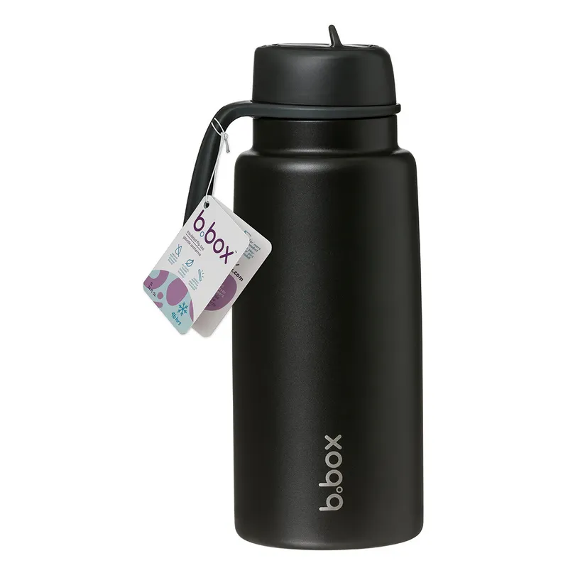 b.box Vattenflaska med Flip Top 1L, Deep Space