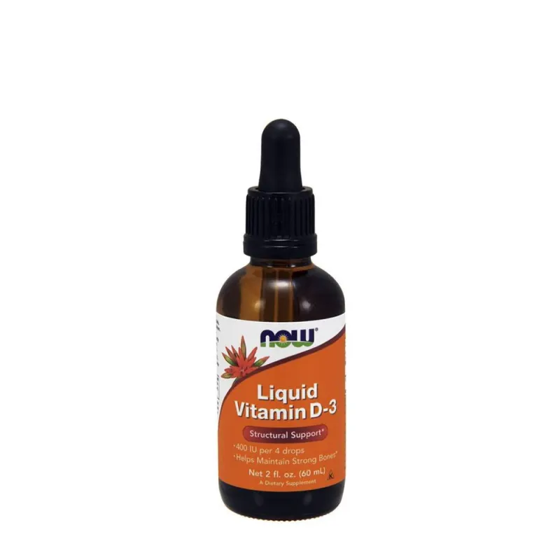 NOW - Vitamin D3 Droppar, Storlek (#3706)