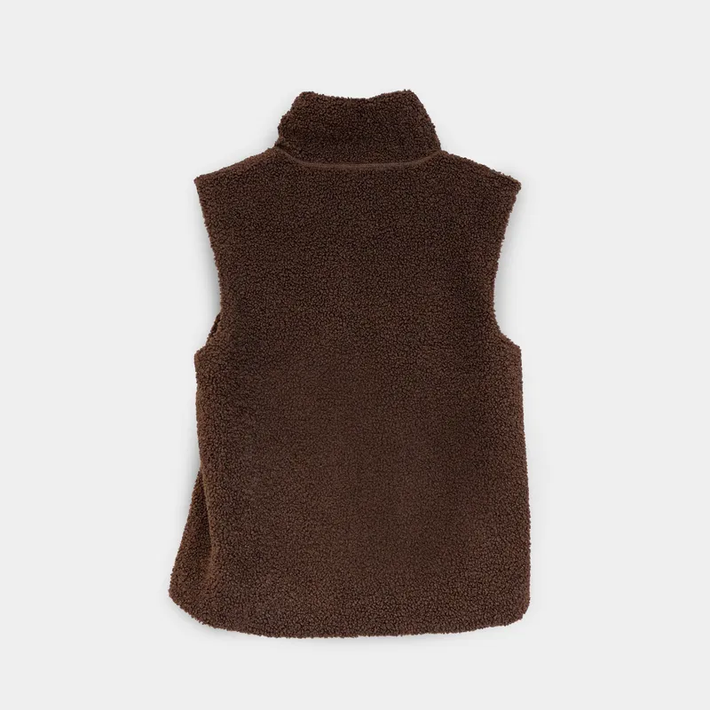 Elsa Teddyväst Brun XL