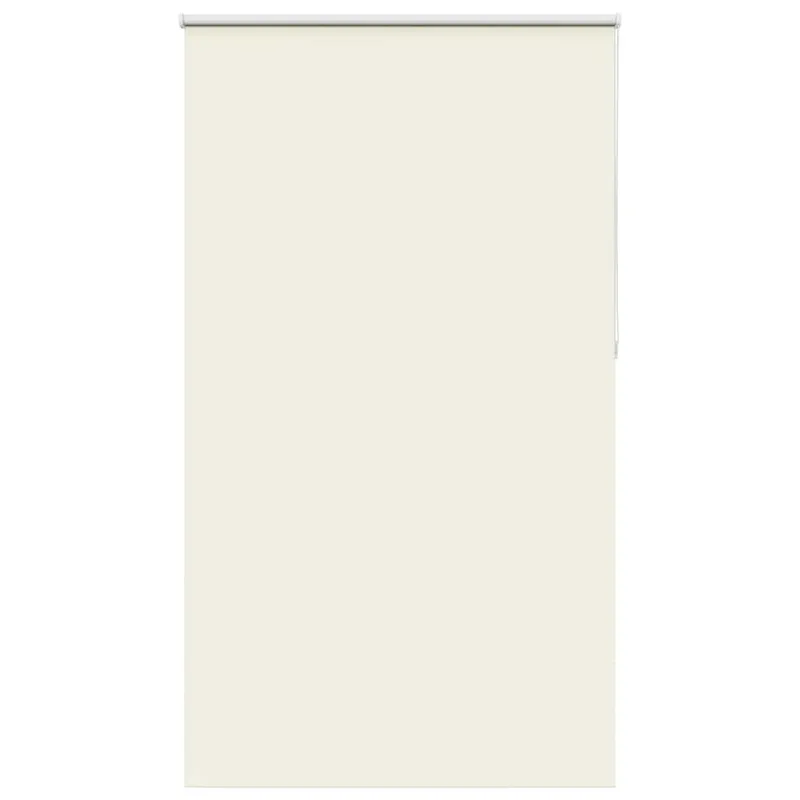 vidaXL Rullgardin mörkläggning naturvit 125×210 cm tyg bredd 121,6 cm