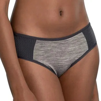 Anita Trosor Active Wool Sport Brief Grå/Svart 48 Dam