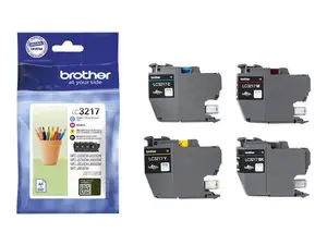 Bläckpatroner LC3217VALDR value pack CMYK