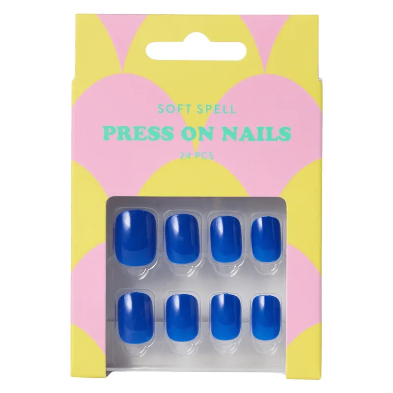 Soft Spell Press On Nails Royal Blue