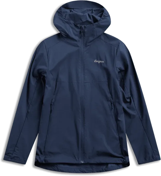 Bergans Women’s Rabot Windbreaker Jacket Navy Blue