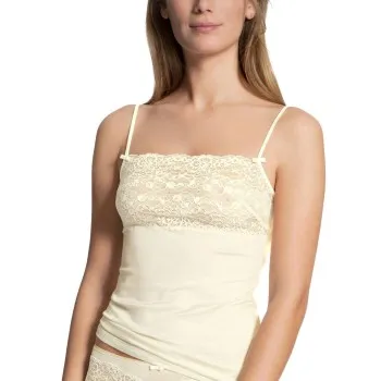 Calida Sensual Secrets Spaghetti-Top Creme Large Dam