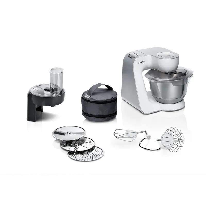 Bosch Serie 4 MUM58210 köksmaskin 3,9 liter, vit/silver