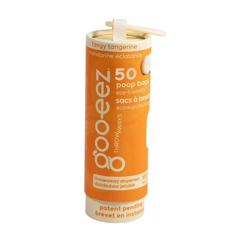 Goo-eez Tangy Tangerine Hundbajspåsar 50-pack