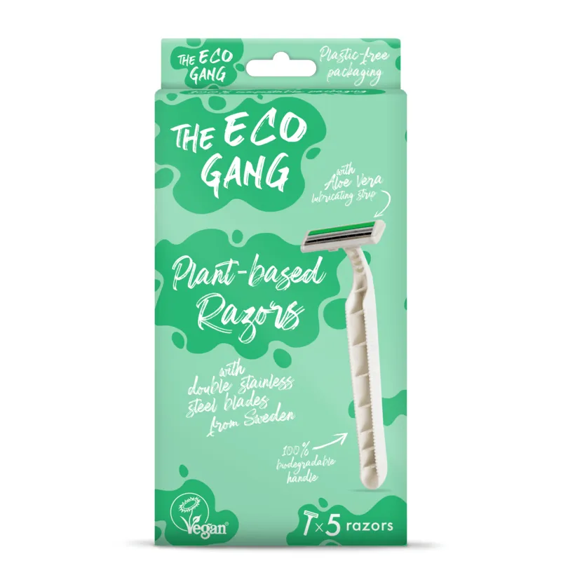 THE ECO GANG - 5-pack engångsskrapa - biologiskt nedbrytbar