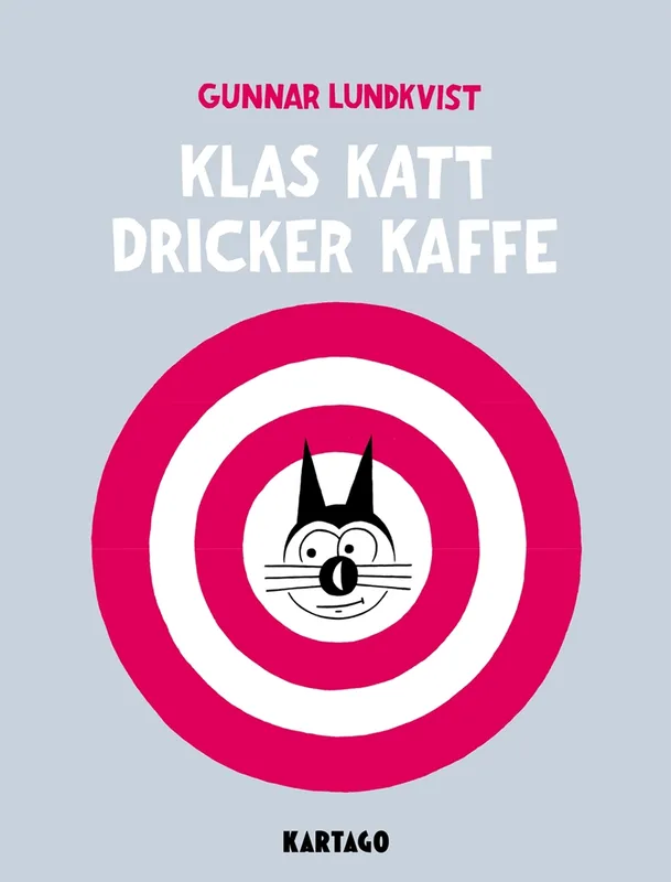 Klas Katt dricker kaffe