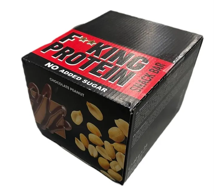 Allnutrition – Fitking Protein Snack Bar, Choklad Jordnöt, 24 x 40g
