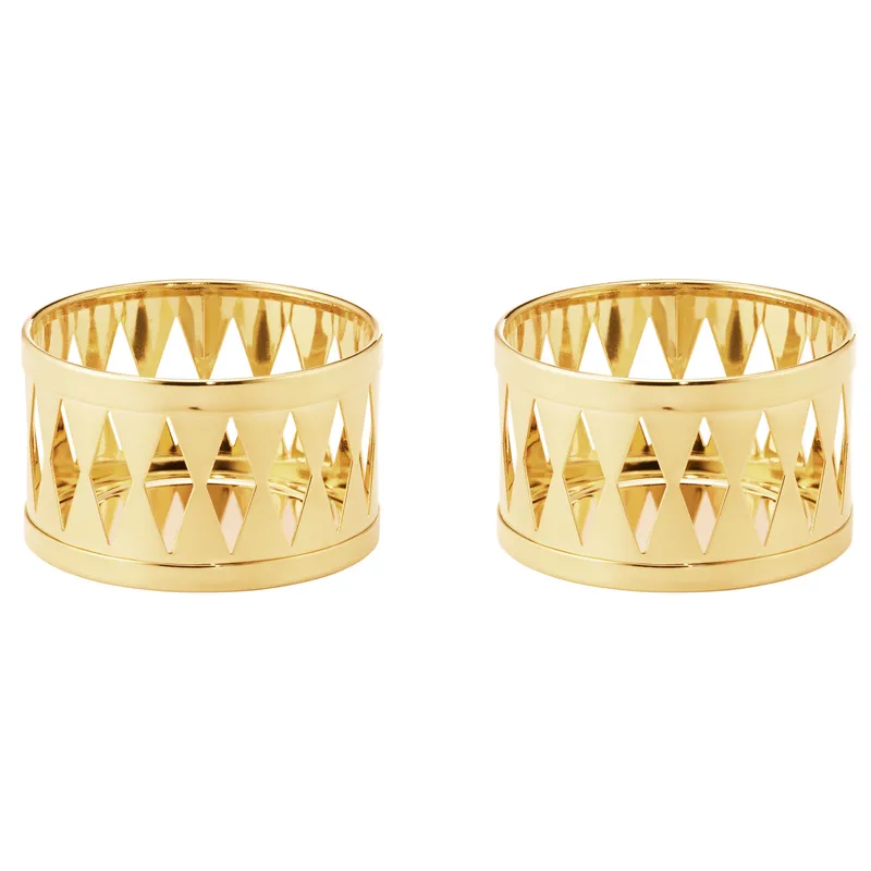 Georg jensen Classic Christmas 2026 värmeljusstakar 2 st, guld