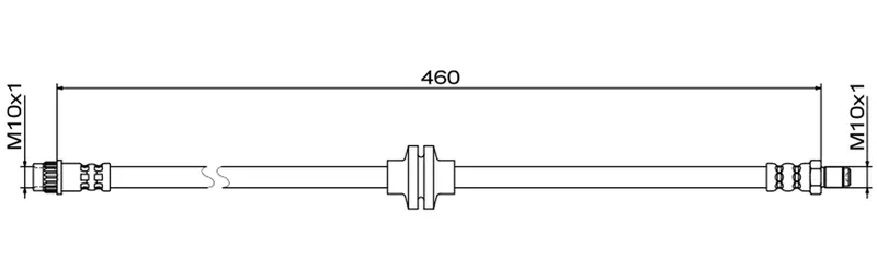 Bromsslang METZGER 4111833