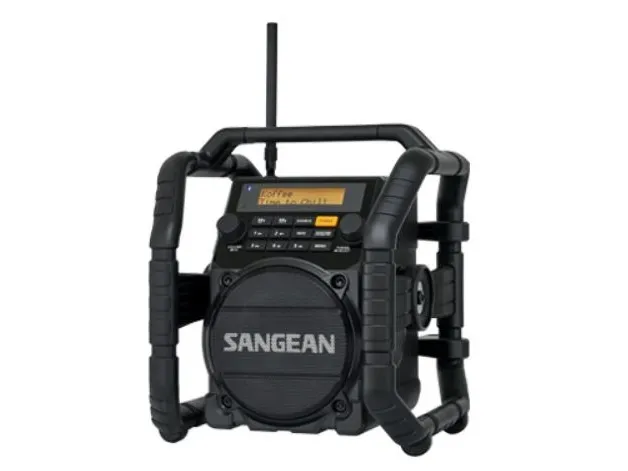Sangean U5 DBT black Ultra Rugged Digital Tuning Receiver - DAB/DAB+/FM - Svart
