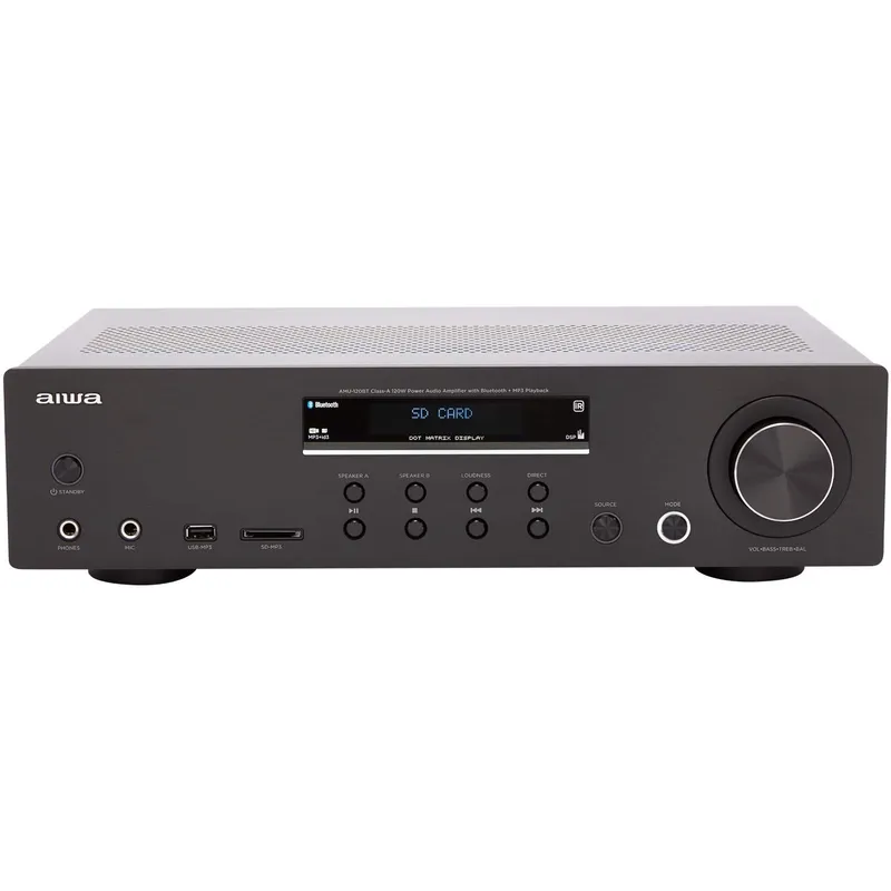 Aiwa Förstärkare med Bluetooth 2 x 60 Watt RMS – Svart