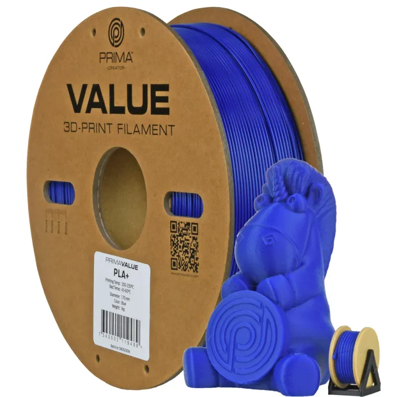 PrimaValue PLA+ – 1,75mm – 1kg – Blå