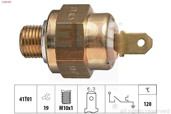 Termokontakt, kylvätskevarning EPS 1.840.007