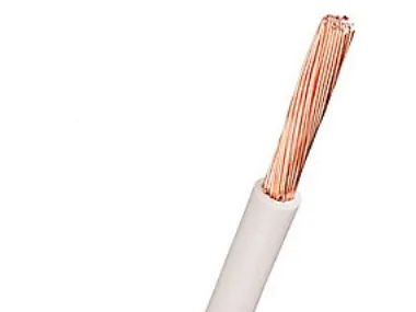 Nexans RK Kopplingskabel 1×1.5 mm², vit, 90°C (H07V2-K) 1,5 mm²