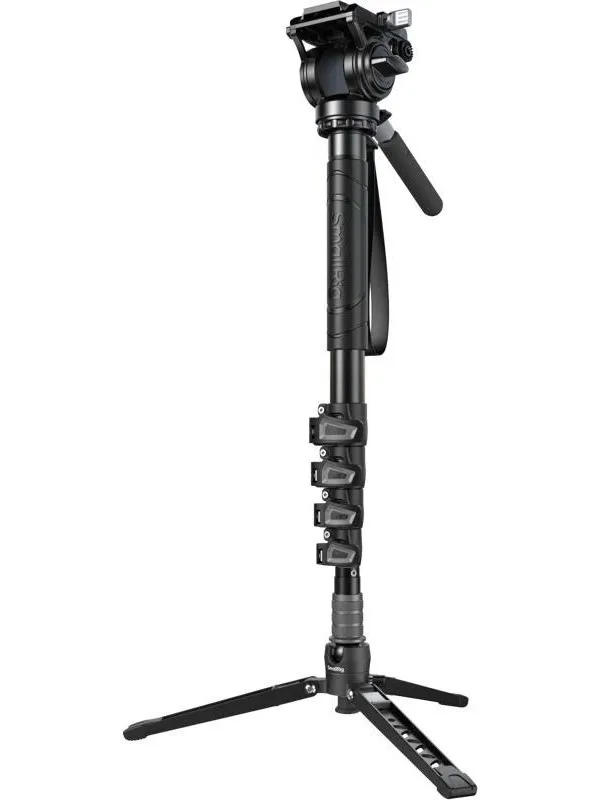 SmallRig 6624 Aluminium Monopod (5 sections) with Videohead