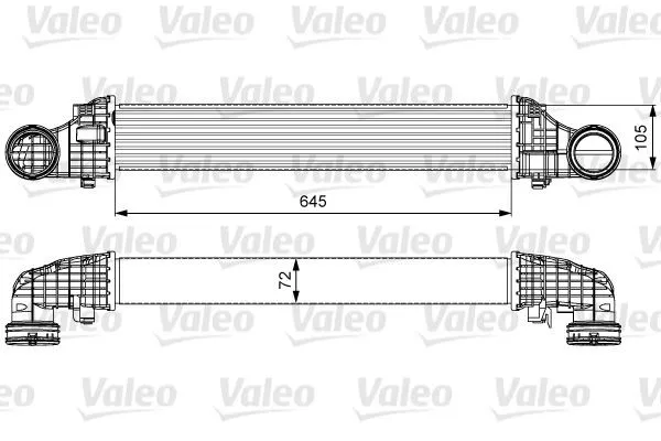 Intercooler VALEO 818606