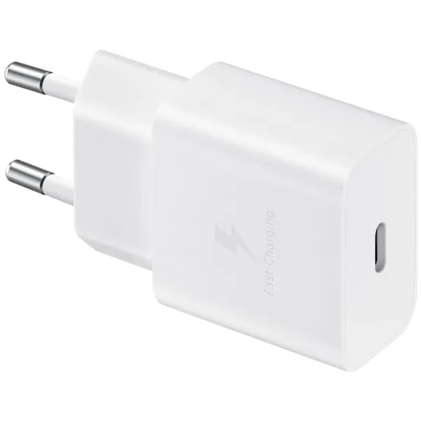 Samsung 15W USB-C Power Adapter (no cable) - White