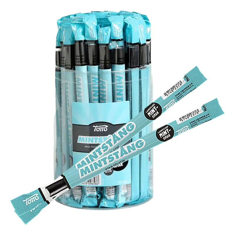 Pingvinstång Mint Storpack – 55 x 27 g